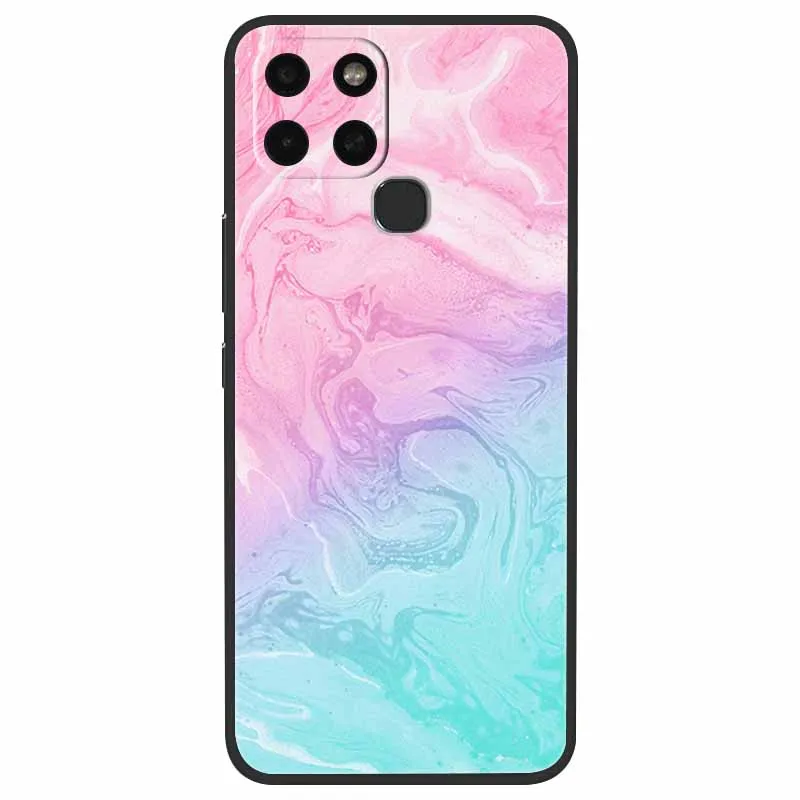 for infinix smart 6 case x6511b painted bumper soft tpu phone case on infinity smart 6 silicon cover 6 6 inch fundas shells free global shipping