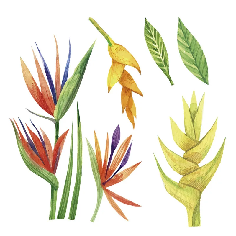 InLoveArts очистить резиновый штамп цветок лист растение комбинация для изготовления