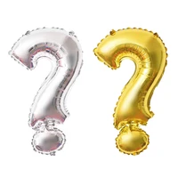 2pcs symbol foil balloons funny exclamation point question mark inflatable air balloon letters birthday wedding party decor