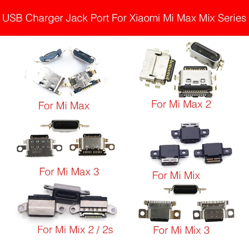 USB-порт зарядного устройства для Xiaomi Mi Max Mix 2 2S 3 Micro USB разъем порт синхронизации