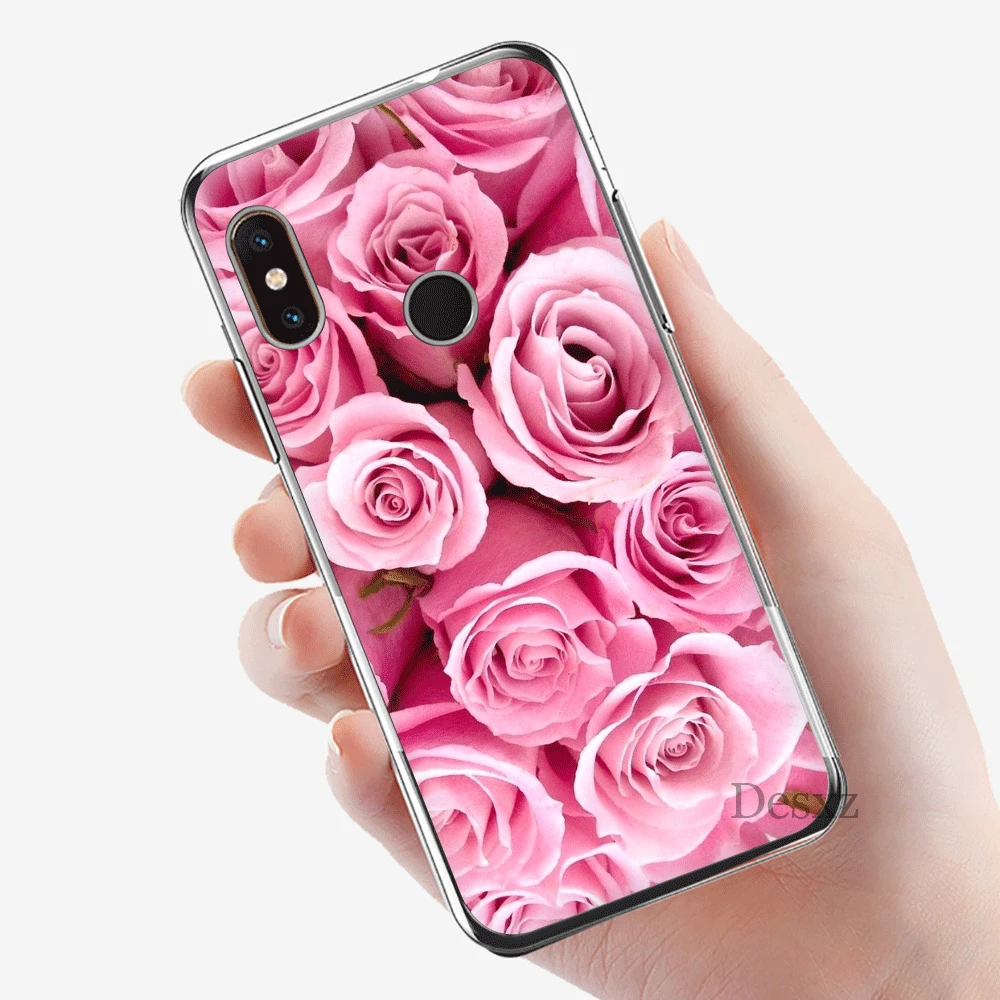 9 Чехол для телефона Xiaomi Redmi GO 7 S2 4A 4X5 5A Plus 6 6A 7A K20 Pro защитный чехол с красными пустыми розами - Цвет: 9