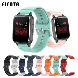 Ремешок силиконовый для Xiaomi Haylou Solar LS01 LS02, мягкий браслет для смарт-часов Haylou Solar LS02  LS01