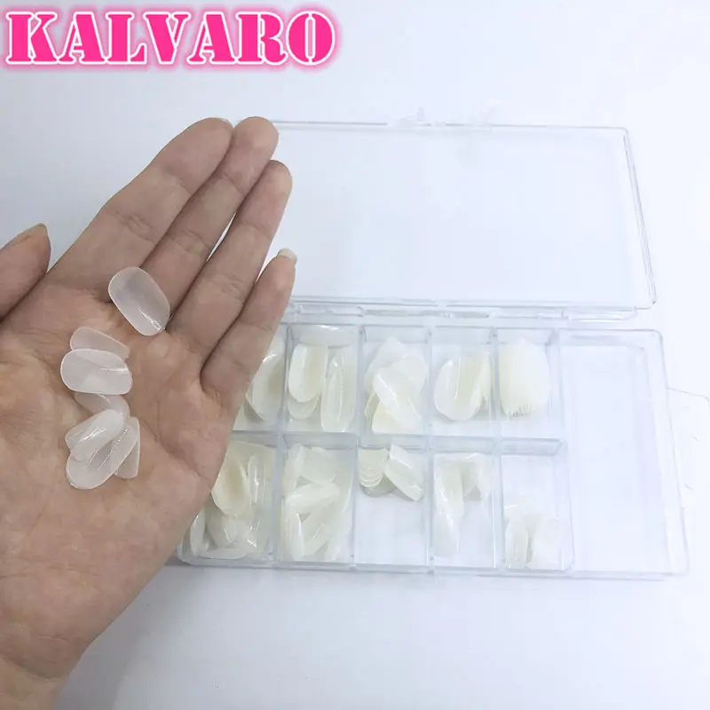 Kalvaro 1 коробка/120 шт Искусственные губки окрашенные короткие Круглые головки
