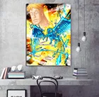 Аниме-постер Луффи цельный, картина на стену для детей, Настенная картина на стену, для мальчиков, спальни, художественное украшение