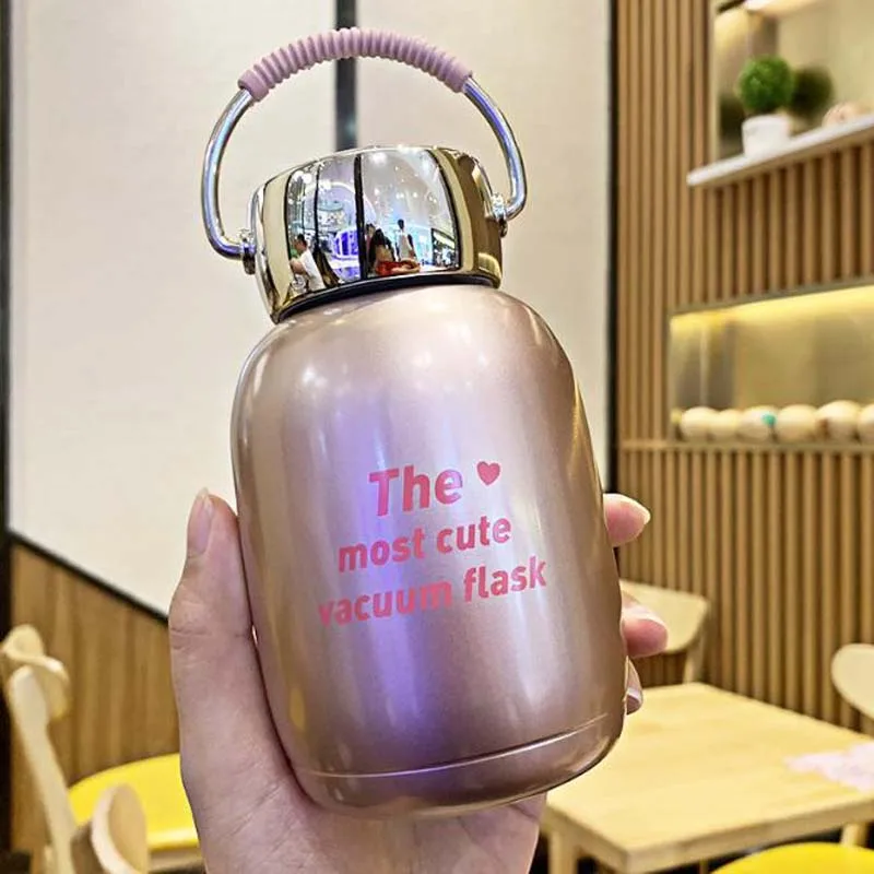 Термокружка для мальчиков и девочек 230 мл термос воды симпатичная Из Нержавеющей