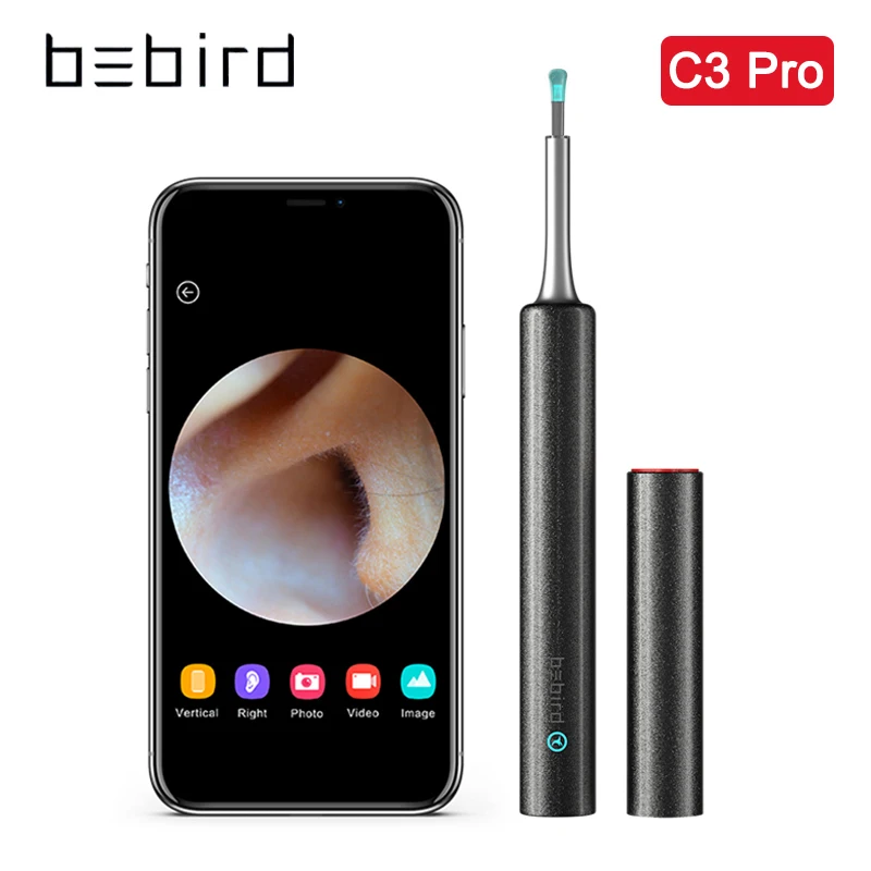 

Bebird C3 Pro Smart Visual Ear Stick In-Ear Cleaning Rod 300W High Precision Endoscope Mini Camera Otoscope Borescope Ear Picker