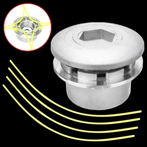 Универсальная режущая головка 139GX35 для газонокосилки, алюминиевый триммер для травы, кусторез, садовые инструменты с 4 линиями