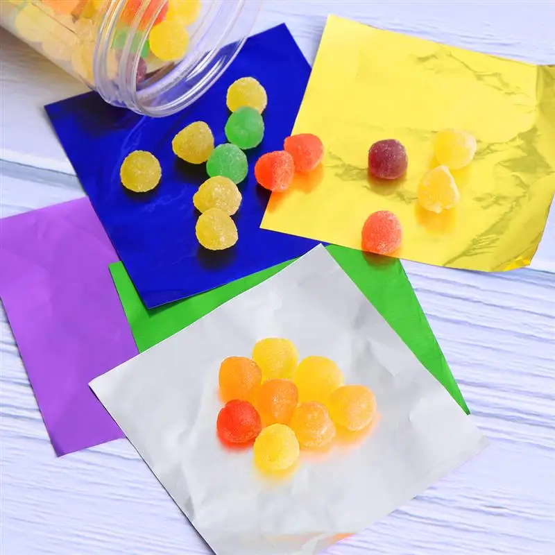 5 упаковок пищевая алюминиевая фольга бумага гладкая поверхность оберточная для