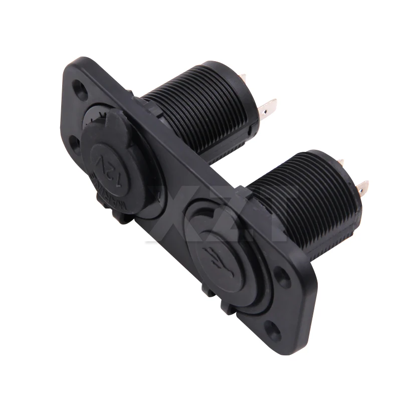 Двойная USB розетка для автомобильного прикуривателя Разветвитель 12 в зарядное