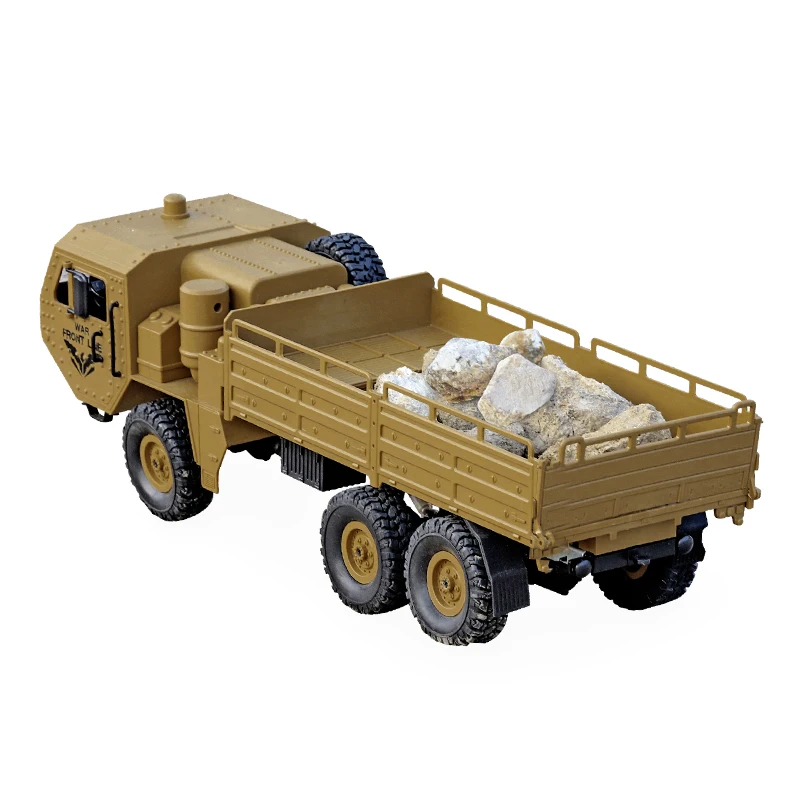 New Remote Control Car 1:16 2.4Ghz RC Truck Shock Absorption 6-Wheel Transportable Items Driving Simulation Off-Road Vehicle Toy | Игрушки и