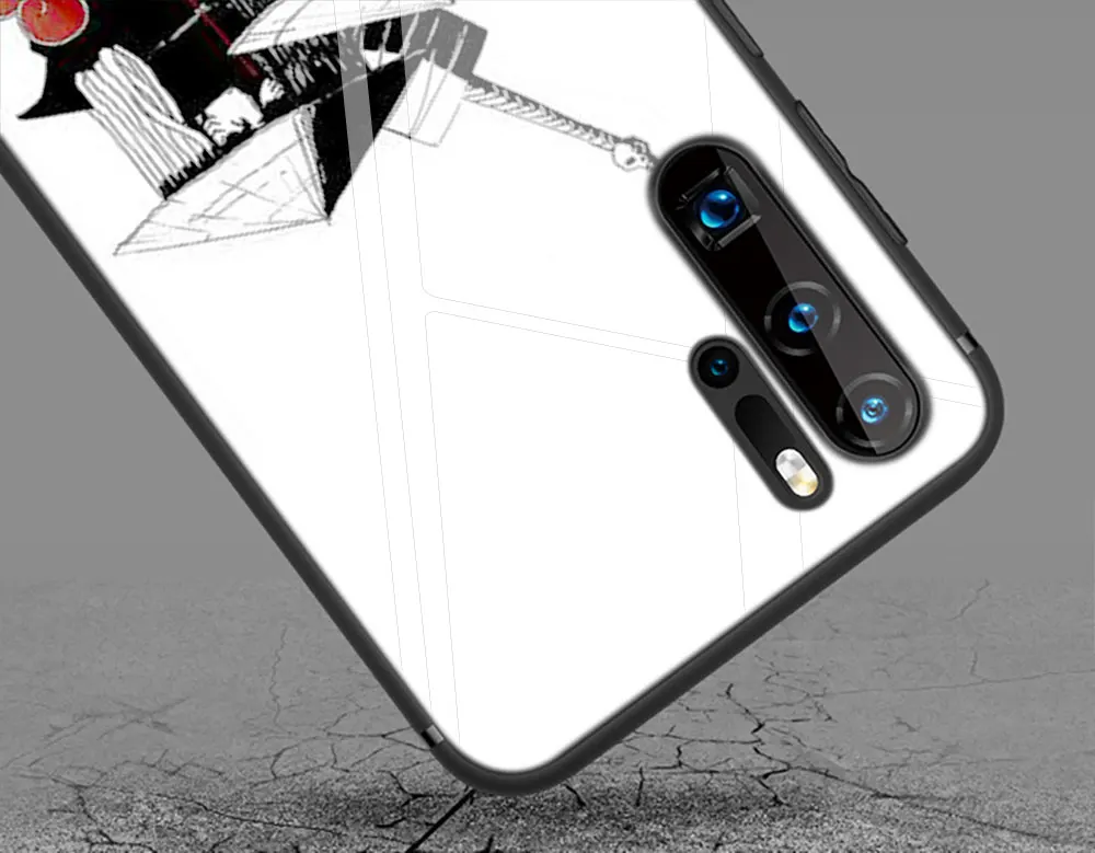 cartoon naruto animation for huawei p smart z plus 2019 p30 p20 pro p10 p9 p8 lite plus super bright black phone case free global shipping