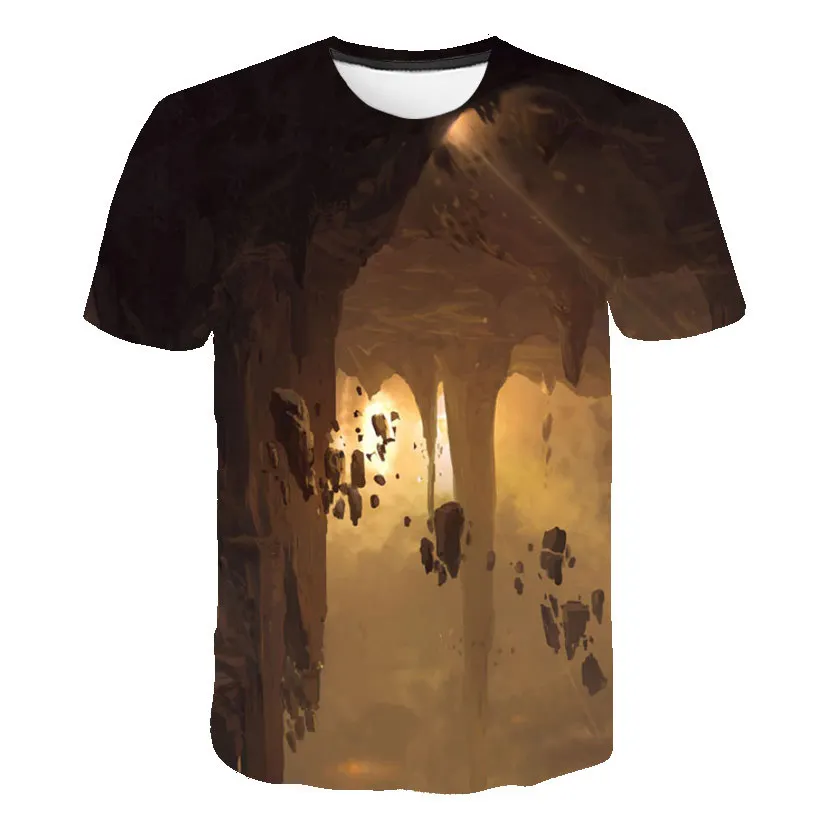 

2021 Child Hip Hop T Shirt Tees Summer Men Casual Fashion Slim O Neck Kids Print Short Sleeve Summer T-Shirts Streetwear Cool