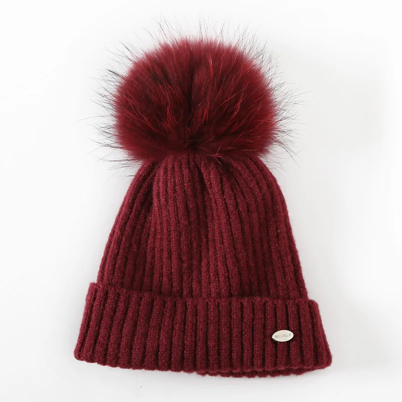 Новинка 2022 зимняя шапка шарф для женщин Шапка-бини девушек вязаная и Большой