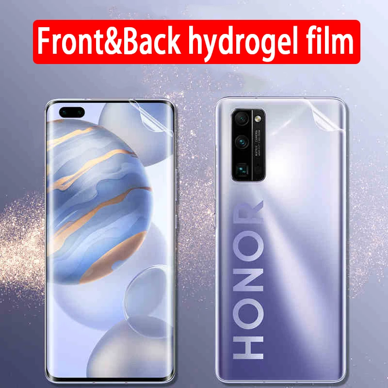 

Пленка Передняя и задняя Гидрогелевая для Huawei Honor 30 Pro Plus 30S View 30 View30 V30 V30 Pro honor30s, не закаленное стекло