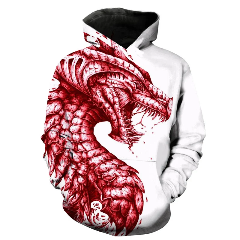 

3D Dragon Hoodie Top Fashion Color 3D Print Biant Creature For Boys Girl Kids Spring Clothing Child Long Sleeves Kids Like Top