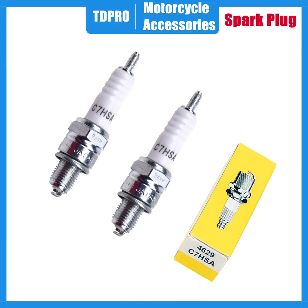 Свеча зажигания C7HSA для горизонтального двигателя 125-150 куб. См