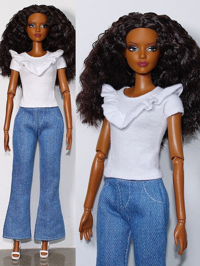 Limited collection Clothes set / Original T Shirt top shorts Dress Outfit clothing For 1/6 BJD Xinyi FR ST Barbie Doll|Куклы| |