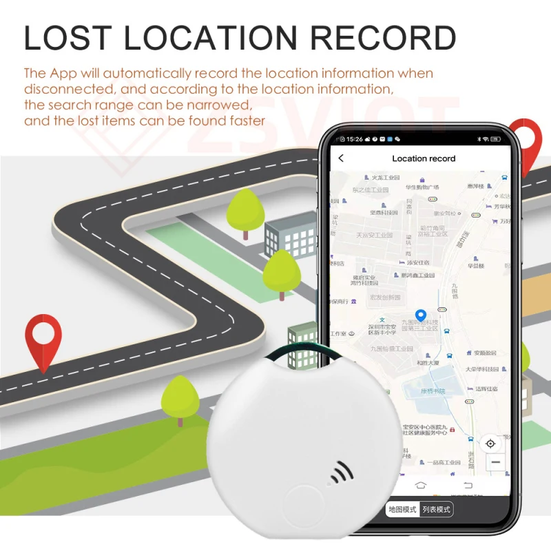 Фото Смарт-трекер с Bluetooth, устройство для обнаружения объектов, умное приложение с Bluetooth, смарт-метки, устройство для защиты от потери, трекер мест... №5