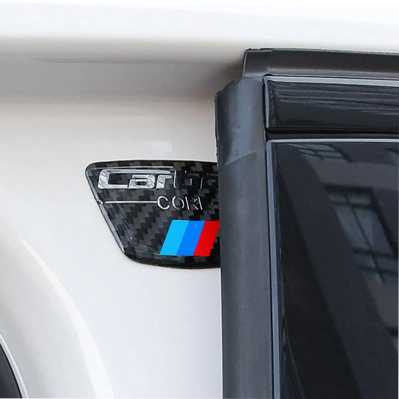 Наклейка на автомобильный сердечник из углеродного волокна наклейка колонку B