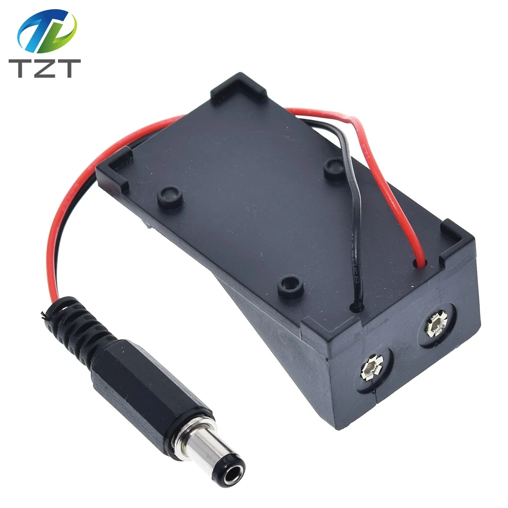 Лидер продаж 2018 новый держатель для батареи 9 В чехол провод с вилкой 5 5*2 1 мм Arduino AU