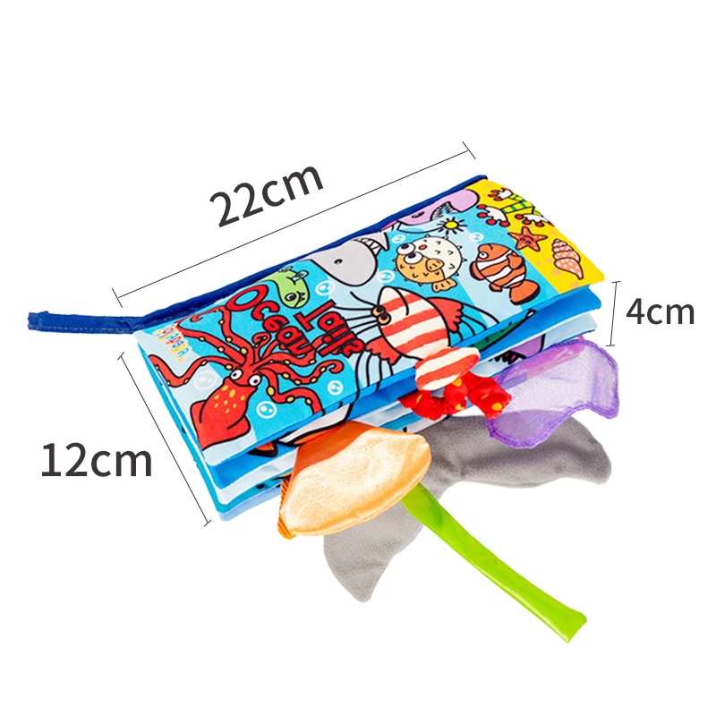 Детские погремушки мобильная игрушка книга из искусственной бумаги подвесная