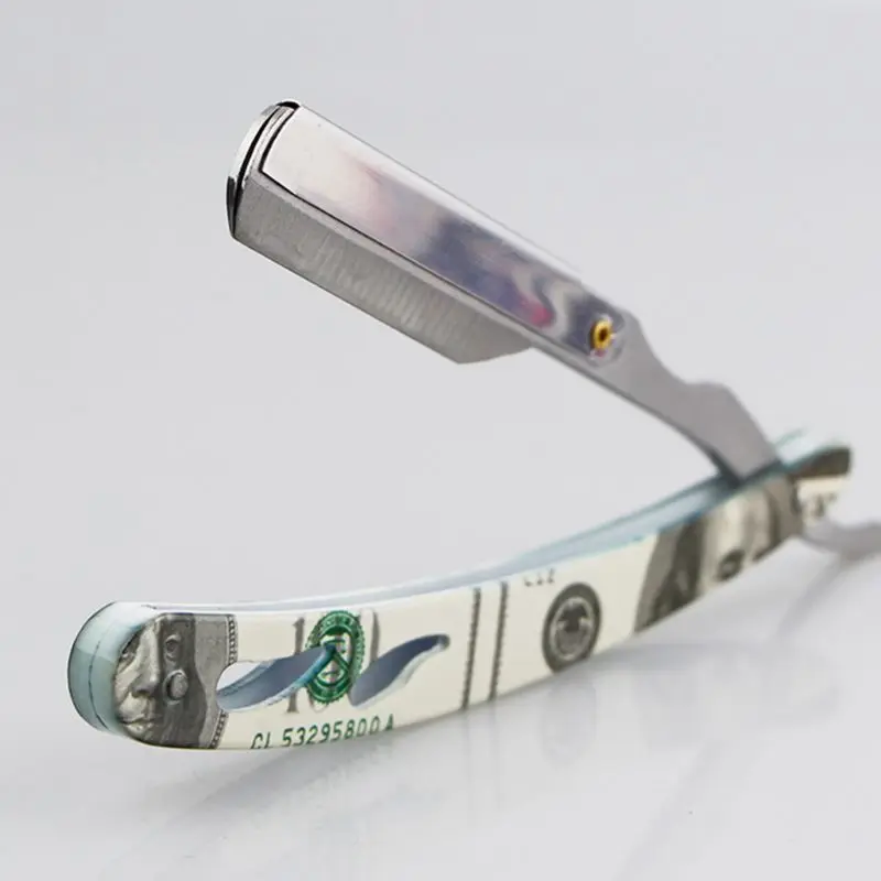 Мужской классический парикмахерский ручной складной нож для бритья бритва в