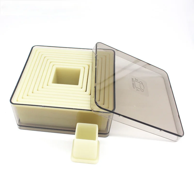 

Square Nylon Cookie Cutter 9 Pieces Cutters Biscuit