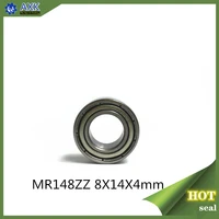 mr148zz abec 1 50pcs 8x14x4mm miniature ball bearings mr148zz