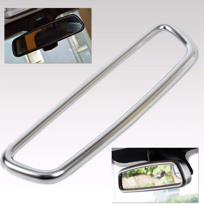 Chrome Interior Rear View Mirror Cover Trim Mouldings for Volvo XC60 V60 S40 S60 2009-2015 | Автомобили и мотоциклы