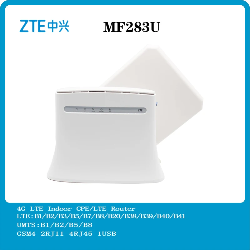 

Unlocked 4G Router MF283 MF283u with Antennna 4g 150Mbps LTE Router Modem Router Wireless Wi-Fi Router Hotspot Wireless Gateway