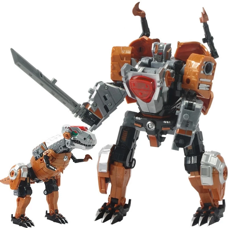 JINJIANG 5 в 1 игрушки-трансформеры динозавров аниме Классическая модель