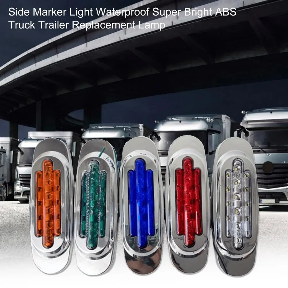 

Side Marker Light Waterproof Super Bright ABS Truck Trailer Replacement Lamp lampada inteligente honda civic fenders