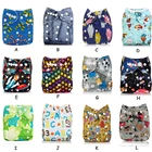 Многоразовые купать младенца подгузников для мам и детей с 1 шт с рисунками мультипликационных героев, купальный костюм для детей, регулируемая длина, летний купальный подгузник