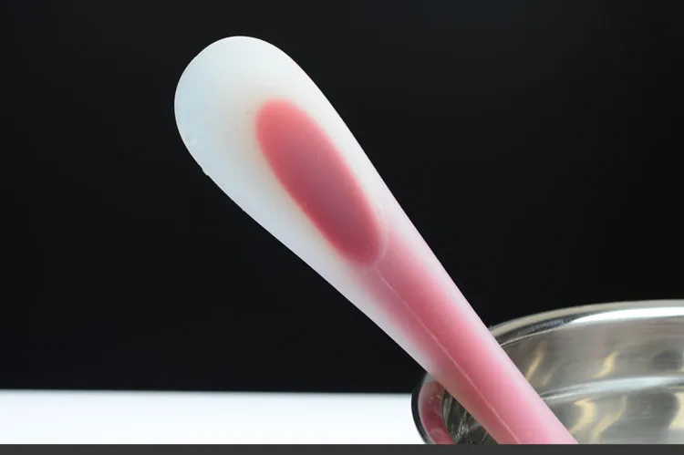 Инструменты для выпечки тортов Двойная силиконовая лопатка ложка LFGB шпатели