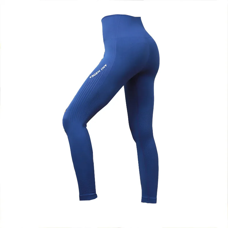 Бесшовные Леггинсы для женщин широкие штаны с высокой талией тренировок бега