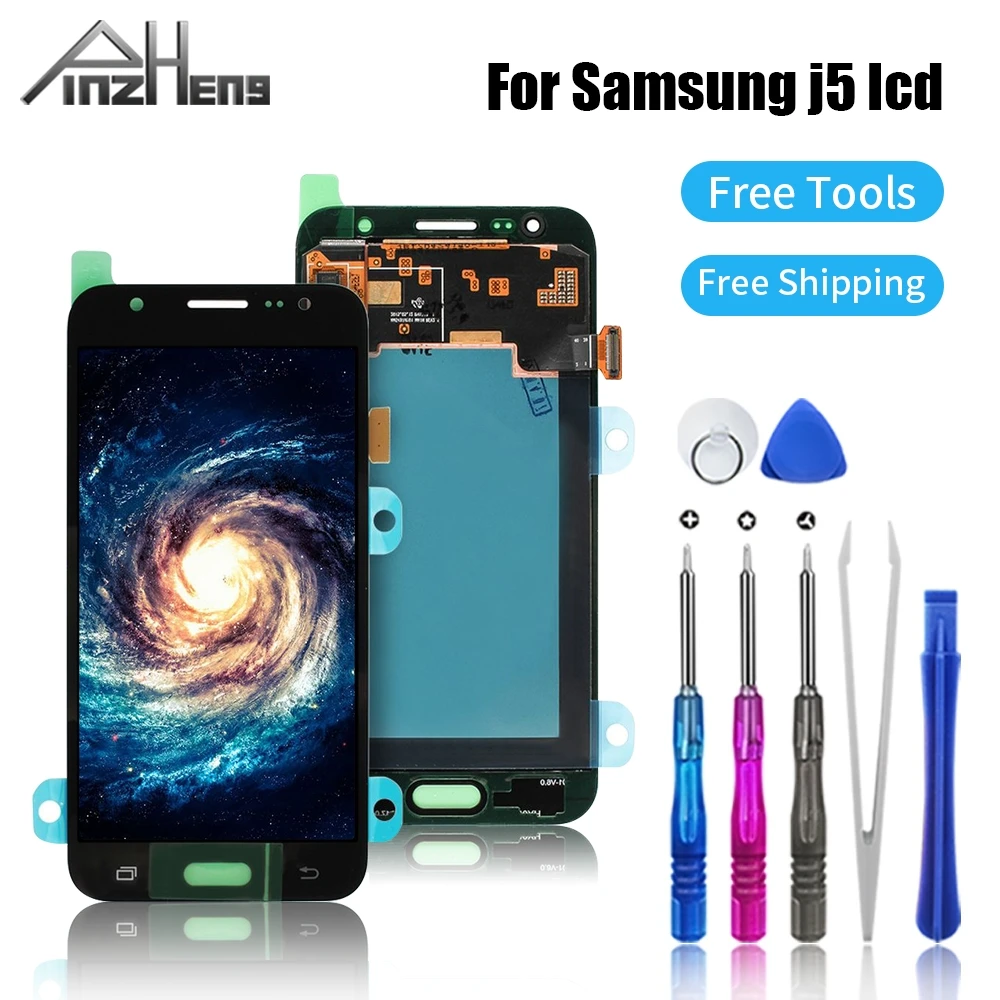 Высококачественный ЖК дисплей PINZHENG AAAA для Samsung Galaxy J5 2015 J500 J500F J500G J500M дигитайзер в