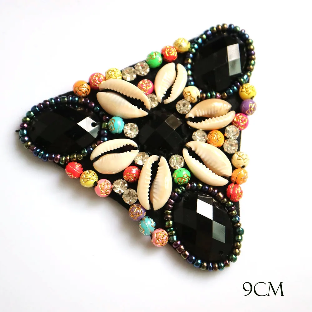 Нашивки для одежды этнические ручной работы 3D с пайетками самостоятельного