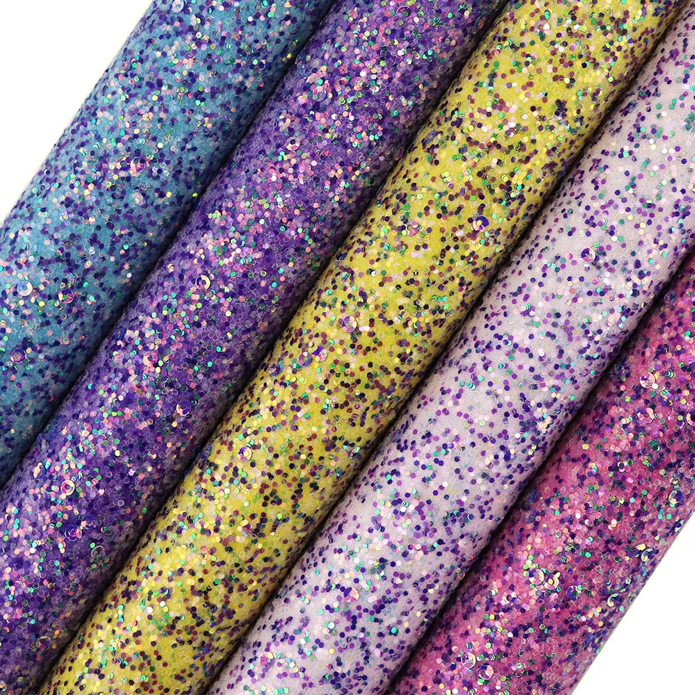 A4 лист смешанный блестящие туфли лодочки на устойчивом ткань из искусственной