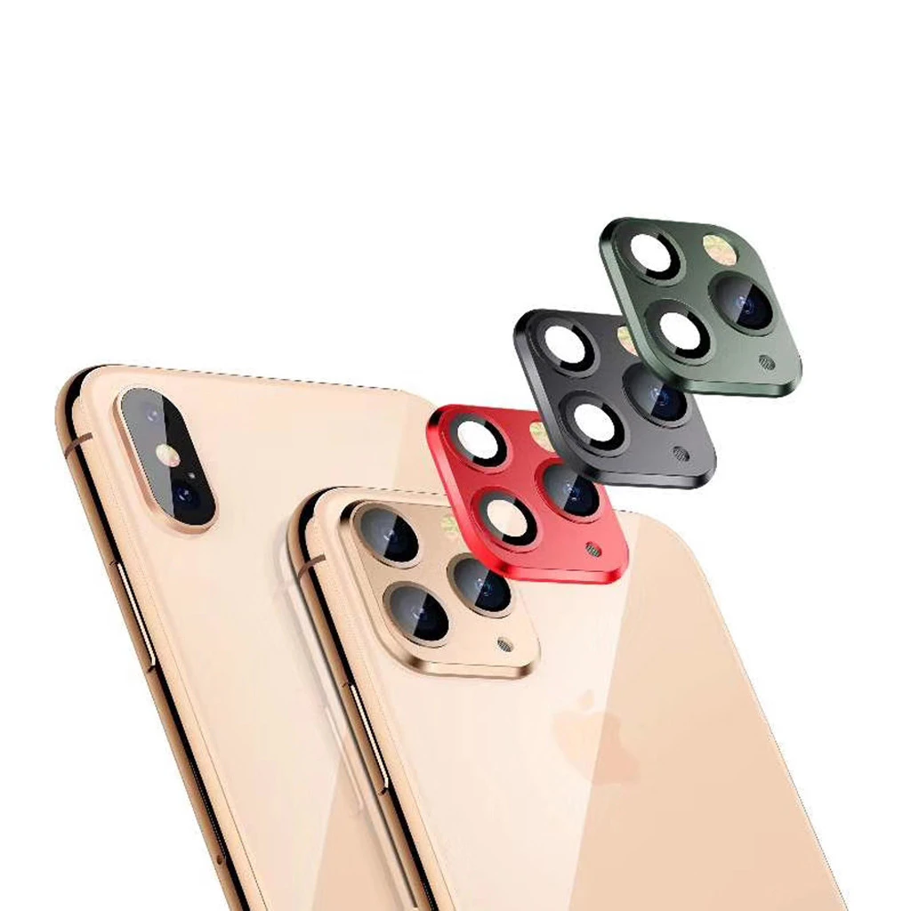 Для iPhone X XS MAX смена камеры на Поддельные 11 Pro Max объектив Замена секунд защитное