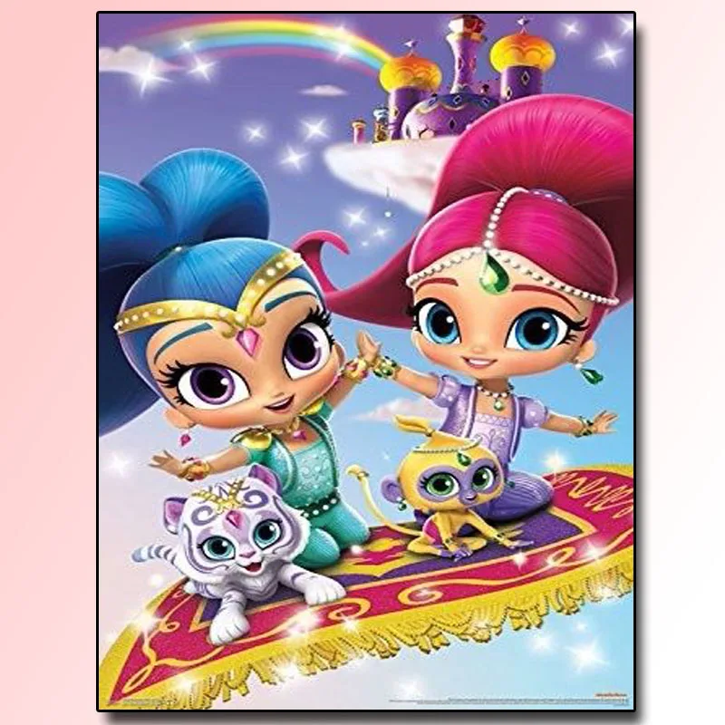 

5D Diamond Painting Princess Shimmer Full Square/ Round DIY Diamond embroidery Cross stitch Diamond crystal Wall Christmas Gift