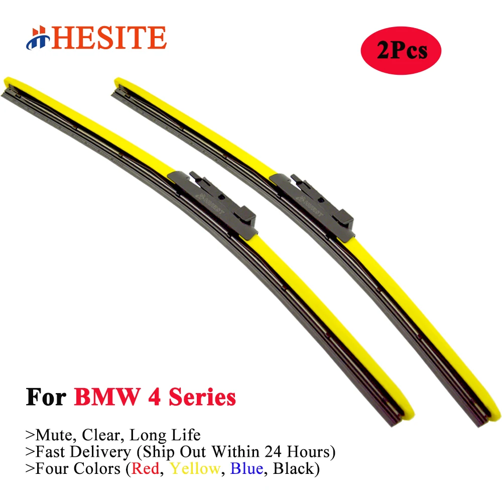 Разноцветные щетки стеклоочистителя HESITE для BMW 4 серии F25 F32 F36 MK4 420D 428I 430I 440I