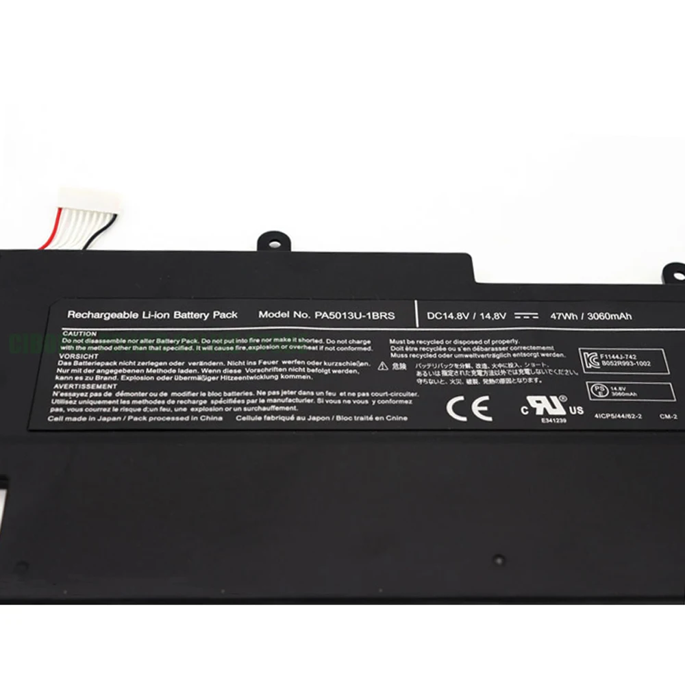 Фото Аккумулятор для ноутбука CP PA5013U PA5013U-1BRS 14,8 В/47 Втч/3060 мАч для портаge Z830 Z835 Z930 Z935 Ultrabook PA5013 Series Notebook №1