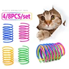 84 шт., пружинные игрушки для кошек