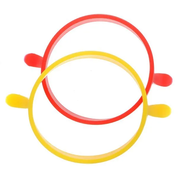 2 шт. формы для жареных яиц круглые силиконовые кухонные принадлежности