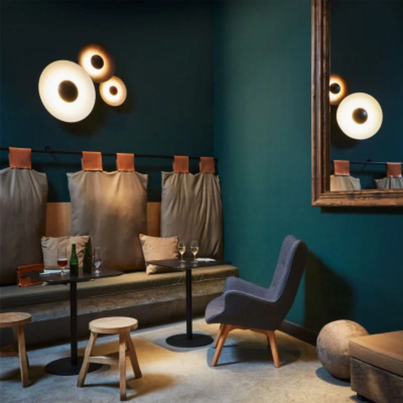 Современные Настенные светильники круглый светодиодный настенные Спальня