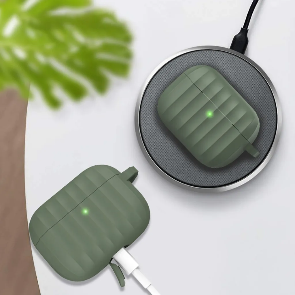 Роскошная кожаная сумка для Apple AirPods Pro Bluetooth беспроводной чехол наушников Funda