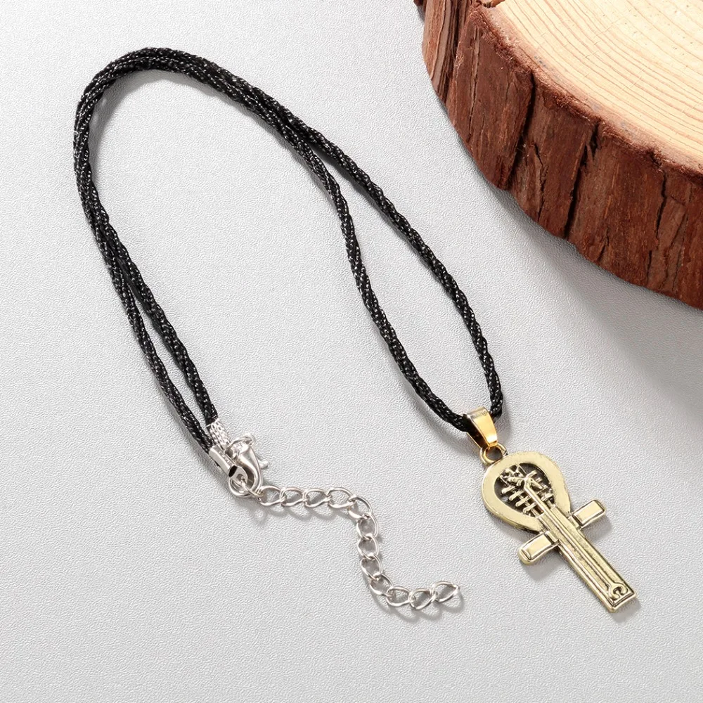 Chandler Египетский Анкх ожерелье с крестом для женщин и мужчин подвеска амулет