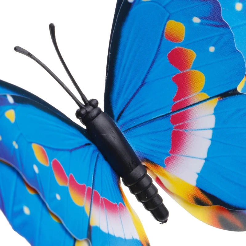 12 см красочная сказочная бабочка на палочке украшение для дома сада ваза