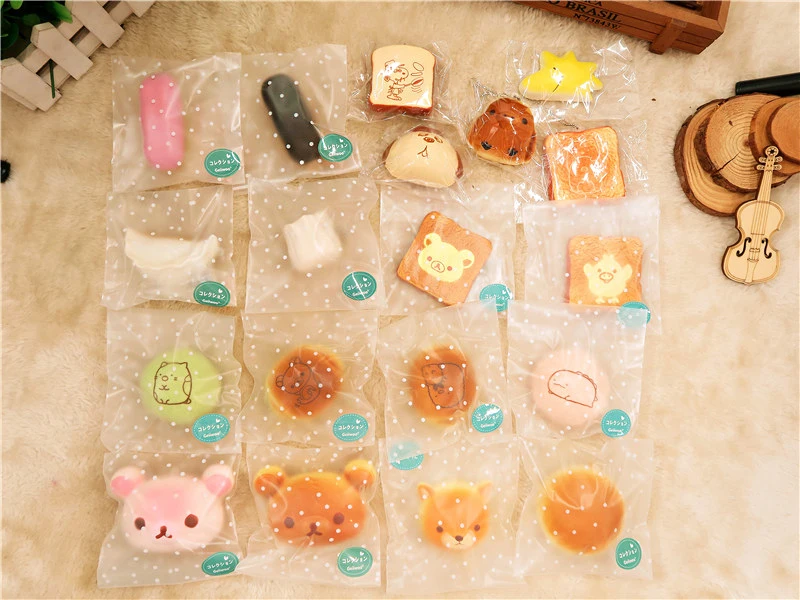Kuutti мягкий милый мини Мягкий кавайный Тост Хлеб мультфильм мягкий Dim-sum шоколадный Eclair ремешок для телефона