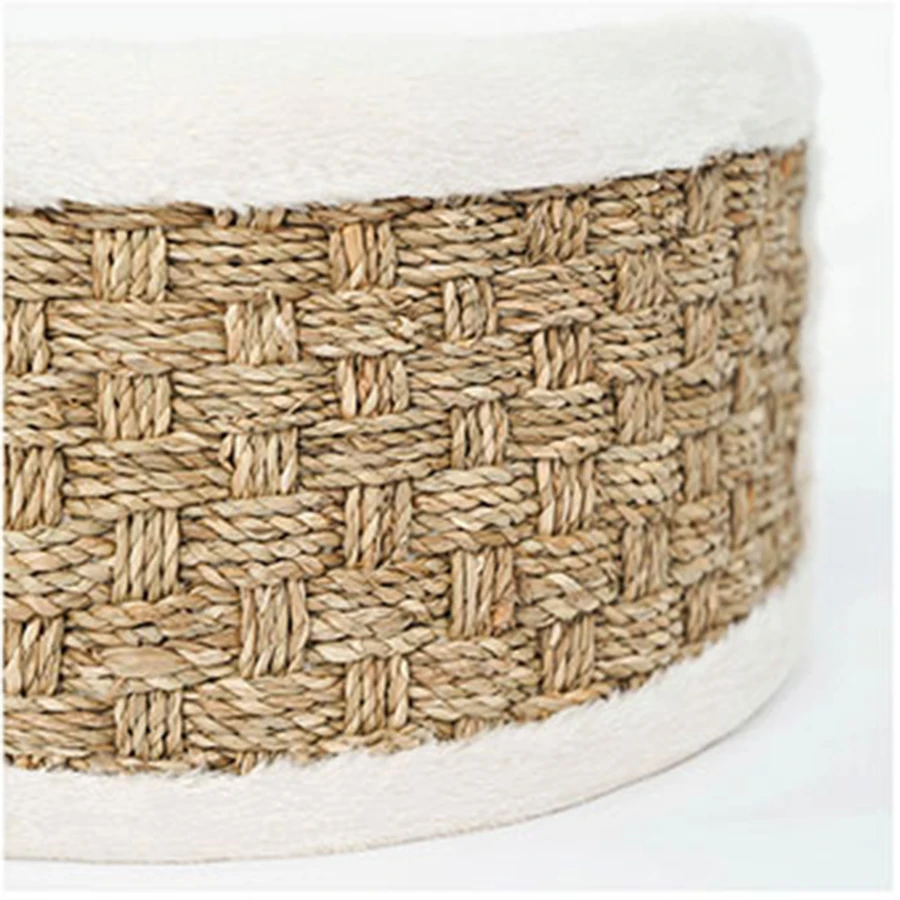 

Washable Plush Cat Basket Sleep Sisal Mat Litter Cotton Cats Bed Kitten Litter Mat Panier Pour Chat Kedi Evi Pet Products DD50MW